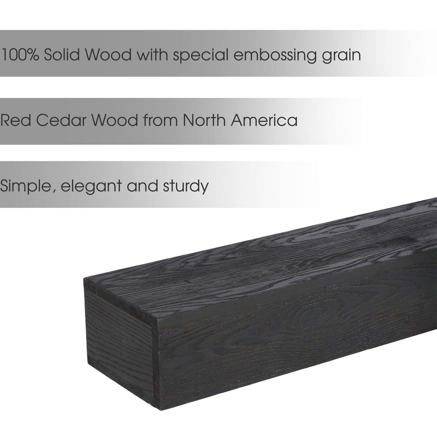 Fireplace Mantel Floating Shelf For Home Decor
