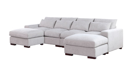 Tatman - Sectional With 2 Ottomans
