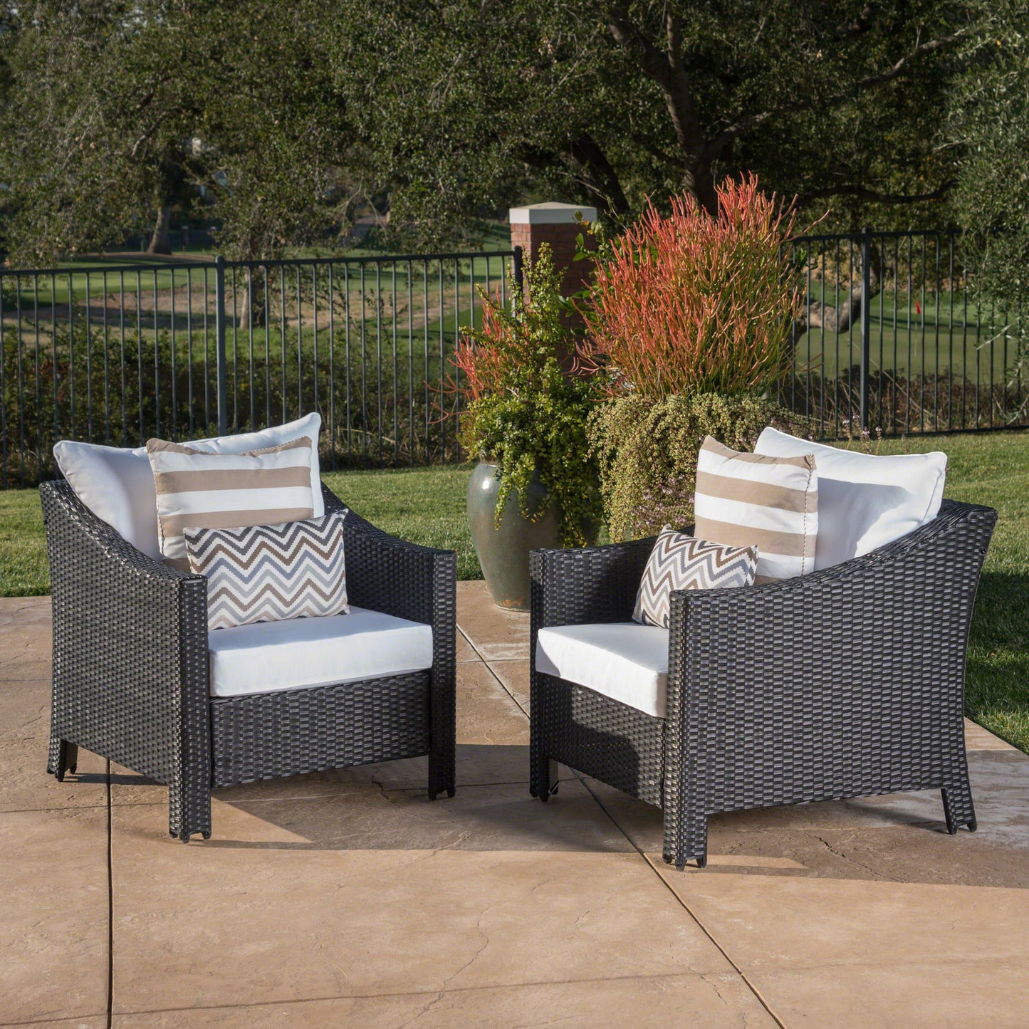Antibes - Armchair With Water Resistant Cushions
