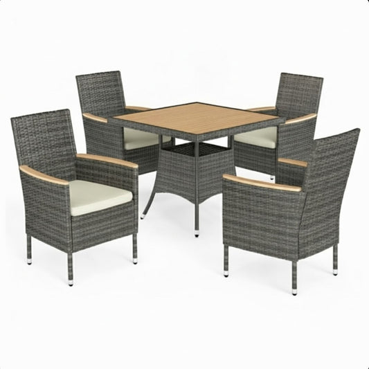 5 Piece Patio Dining Set With Table