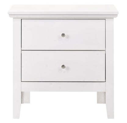 English Dovetailed Drawers Nightstand