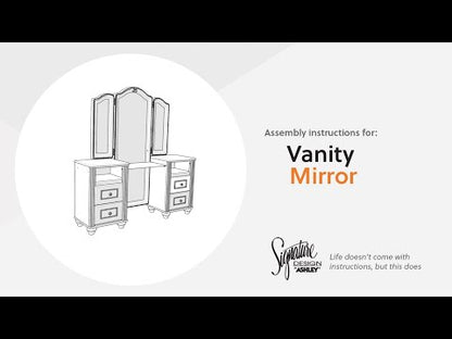 Kozlani - Vanity Mirror - White