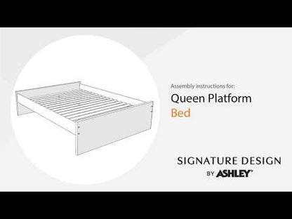 Onita - Queen Platform Bed Panels - White