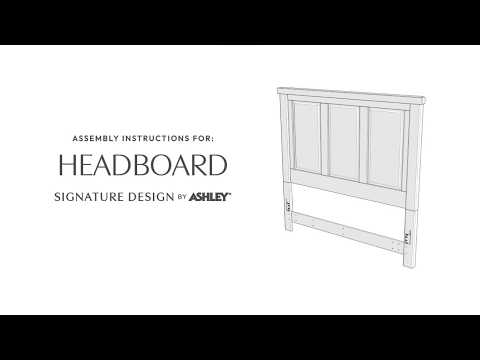 Savonport - King Panel Headboard - White / Brown