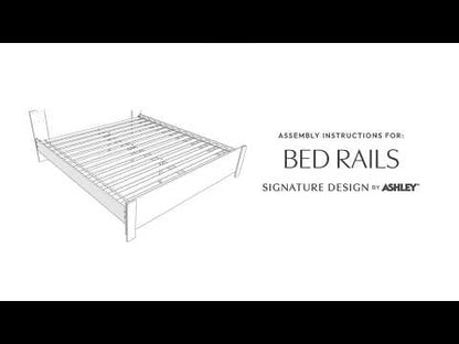 Lawroy - Queen/King Platform Rails - Light Natural
